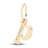 Thumbnail Image 2 of Diamond Accent Letter P Charm 10K Yellow Gold