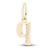 Thumbnail Image 2 of Diamond Accent Letter Q Charm 10K Yellow Gold