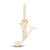 Thumbnail Image 1 of Diamond Accent Letter Y Charm 10K Yellow Gold