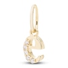 Thumbnail Image 2 of Diamond Accent Letter E Charm 10K Yellow Gold