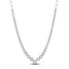 Thumbnail Image 1 of Diamond Necklace 1-1/2 ct tw Round 14K White Gold 16"