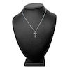 Thumbnail Image 4 of Diamond Pendant Necklace 1/10 ct tw Round 14K White Gold 18"