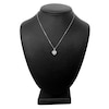 Thumbnail Image 4 of Diamond Heart Necklace 1/4 ct tw Round 14K Two-Tone Gold 18"