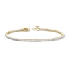Thumbnail Image 1 of Diamond Tennis Bracelet 2 ct tw Round 14K Yellow Gold 7.25"