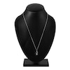 Thumbnail Image 4 of Diamond Ribbon Pendant Necklace 1/10 ct tw Round 14K White Gold 18"