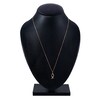 Thumbnail Image 4 of Diamond Ribbon Pendant Necklace 1/10 ct tw Round 14K Rose Gold 18"