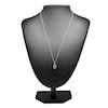 Thumbnail Image 3 of Diamond Letter B Necklace 1/10 ct tw Round 14K Yellow Gold 18&quot;