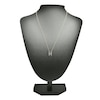 Thumbnail Image 3 of Diamond Letter H Necklace 1/10 ct tw Round 14K Yellow Gold 16.75"