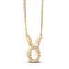 Thumbnail Image 2 of Diamond Taurus Necklace 1/10 ct tw Round 14K Yellow Gold 17"
