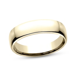 High-Polish Wedding Band 14K Yellow Gold 5.5mm