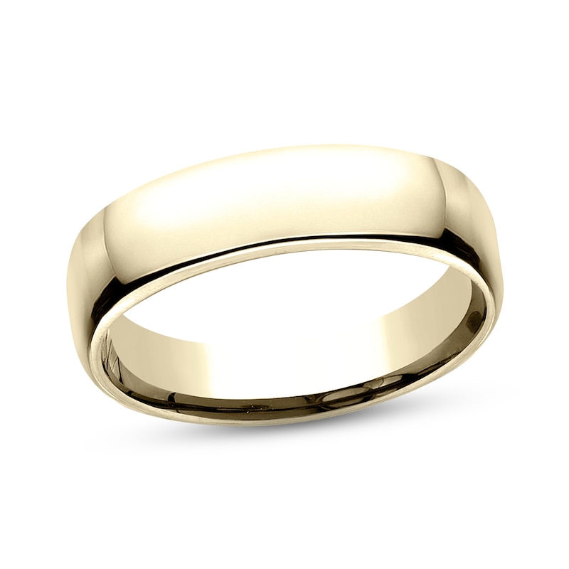 Main Image 1 of High-Polish Wedding Band 14K Yellow Gold 5.5mm