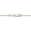 Thumbnail Image 3 of Diamond Letter K Pendant Necklace 1/20 ct tw Round 10K Yellow Gold 18"