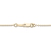 Thumbnail Image 3 of Diamond Letter O Pendant Necklace 1/20 ct tw Round 10K Yellow Gold 18"