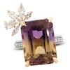 Thumbnail Image 1 of Jared Atelier Natural Ametrine Ring 1 ct tw Diamonds 18K Rose Gold/Platinum