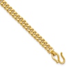 Thumbnail Image 4 of High-Polish Curb Chain Bracelet 24K Yellow Gold 7.5" 5.0mm
