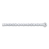 Thumbnail Image 1 of Diamond Bangle Bracelet 7/8 ct tw Round/Oval/ Pear 14K White Gold