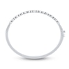 Thumbnail Image 2 of Diamond Bangle Bracelet 7/8 ct tw Round/Oval/ Pear 14K White Gold