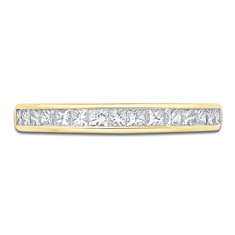 Main Image 3 of Diamond Anniversary Band 1/2 ct tw Princess 14K Yellow Gold