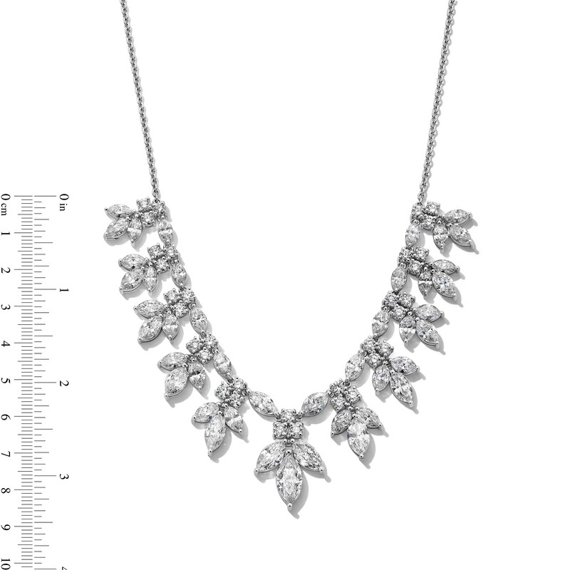 Main Image 3 of Jared Atelier Round & Marquise-Cut Diamond Necklace 36-3/8 ct tw Platinum 17"