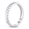Thumbnail Image 2 of High-Polish Twisted Wedding Band 14K White Gold 3.47mm