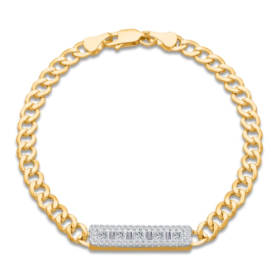 Kallati Diamond Chain Bracelet 34 ct tw 14K Yellow Gold