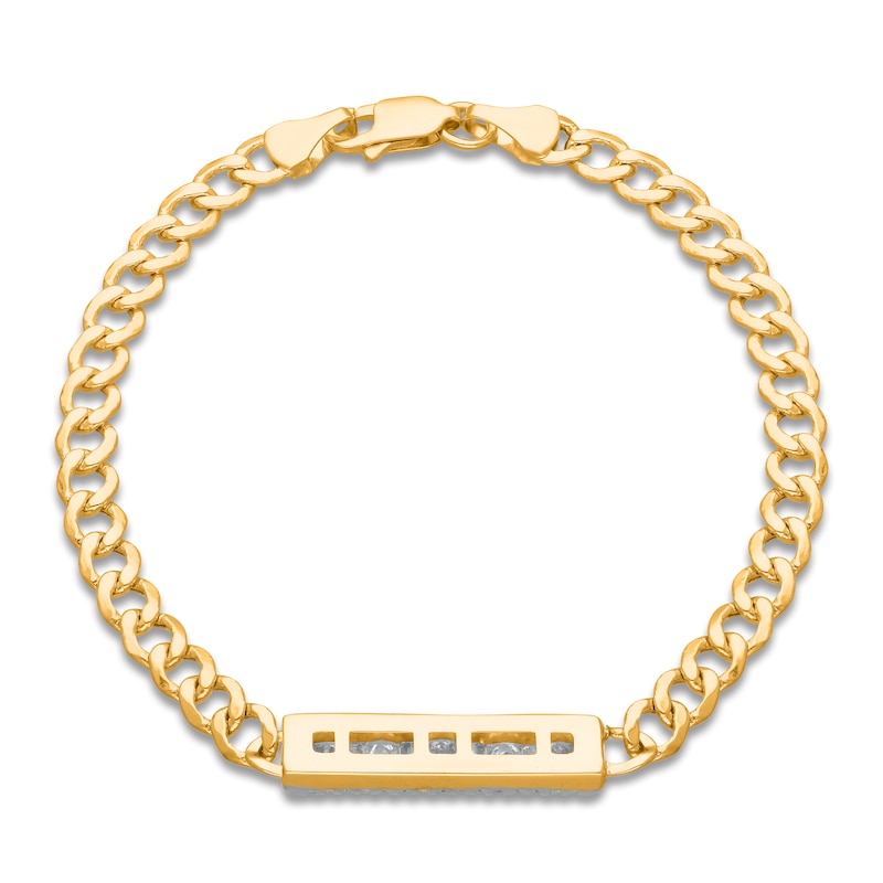 Main Image 2 of Kallati Diamond Chain Bracelet 3/4 ct tw 14K Yellow Gold