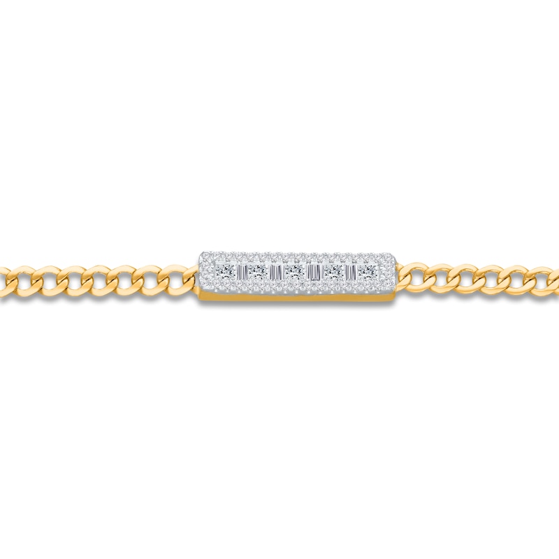 Main Image 3 of Kallati Diamond Chain Bracelet 3/4 ct tw 14K Yellow Gold