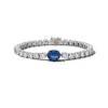 Thumbnail Image 0 of Jared Atelier Natural Blue Sapphire & Diamond Tennis Bracelet 13-5/8 ct tw Platinum