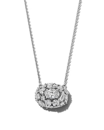 Jared Atelier Diamond Necklace 5-1/3 ct tw Platinum 17"