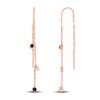 Thumbnail Image 1 of Pnina Tornai Freshwater Cultured Pearl & Black Diamond Threader Earrings 1/6 ct tw 14K Rose Gold