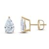 Thumbnail Image 1 of Pear-Shaped Lab-Grown Diamond Solitaire Stud Earrings 3/4 ct tw 14K Yellow Gold (F/SI2)