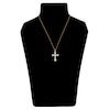 Thumbnail Image 4 of Diamond Knot Cross Necklace 1 ct tw 14K Yellow Gold 18"