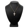 Thumbnail Image 4 of Diamond Cross Necklace 1/3 ct tw 14K Yellow Gold 18"