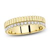 Thumbnail Image 1 of Shy Creation Diamond Ribbed Ring 3/8 ct tw 14K Yellow Gold SC22009151Z7