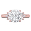 Thumbnail Image 3 of Cushion-Cut Created By Jared Studio Lab-Created Diamond Engagement Ring 2-1/6 ct tw 14K Rose Gold