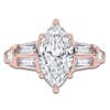 Thumbnail Image 3 of Marquise-Cut Created By Jared Studio Lab-Grown Diamond Engagement Ring 4-1/2 ct tw 14K Rose Gold