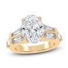 Thumbnail Image 1 of Oval-Cut Created By Jared Studio Lab-Grown Diamond Engagement Ring 4-1/2 ct tw 14K Yellow Gold