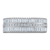 Thumbnail Image 3 of Vera Wang VOW Baguette & Round-Cut Diamond Wedding Band 1 ct tw 14K White Gold