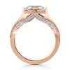 Thumbnail Image 2 of J'Lure Lab-Grown Diamond Hexagon Portrait-Cut Engagement Ring 2-3/8 ct tw 18K Rose Gold