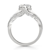 Thumbnail Image 2 of J'Lure Lab-Grown Diamond Pear Step-Cut Engagement Ring 3-1/2 ct tw 18K White Gold