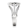Thumbnail Image 3 of J'Lure Lab-Grown Diamond Pear Step-Cut Engagement Ring 3-1/2 ct tw 18K White Gold