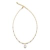 Thumbnail Image 2 of J'Lure Oval Portrait-Cut Lab-Grown Diamond Necklace 4-1/3 ct tw 14K Yellow Gold 16.5"