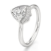 Thumbnail Image 4 of J'Lure Trillion Curved Brilliant-Cut Lab-Grown Diamond Half-Halo Engagement Ring 1 ct tw 18K White Gold