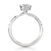 Thumbnail Image 2 of J'Lure Square-Emerald Step-Cut Lab-Grown Diamond Bypass Engagement Ring 1-1/3 ct tw 18K White Gold