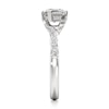 Thumbnail Image 3 of J'Lure Square-Emerald Step-Cut Lab-Grown Diamond Bypass Engagement Ring 1-1/3 ct tw 18K White Gold