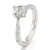 Thumbnail Image 4 of J'Lure Square-Emerald Step-Cut Lab-Grown Diamond Bypass Engagement Ring 1-1/3 ct tw 18K White Gold