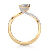 Thumbnail Image 2 of J'Lure Lozenge Step-Cut Lab-Grown Diamond Bypass Engagement Ring 1-3/8 ct tw 18K Yellow Gold