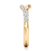 Thumbnail Image 3 of J'Lure Lab-Grown Diamond Contour Wedding Band 3/8 ct tw 18K Yellow Gold