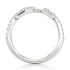 Thumbnail Image 2 of J'Lure Lab-Grown Diamond Angled Contour Wedding Band 1/4 ct tw 18K White Gold