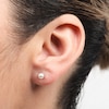 Thumbnail Image 3 of Cultured Pearl Stud Earrings 14K Yellow Gold